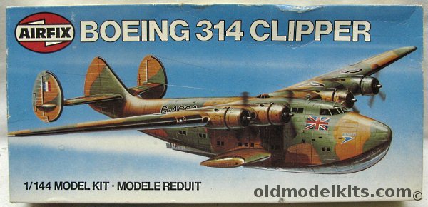 Airfix 1/144 Boeing 314 Pan Am Clipper - 'Dixie' or BOAC 'Berwick', 04172-6 plastic model kit